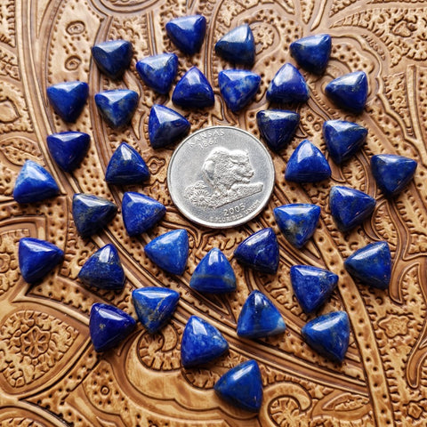 10mm Lapis Lazuli Trillion Cab (1 pc)